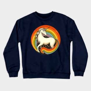 Retro Unicorn Crewneck Sweatshirt